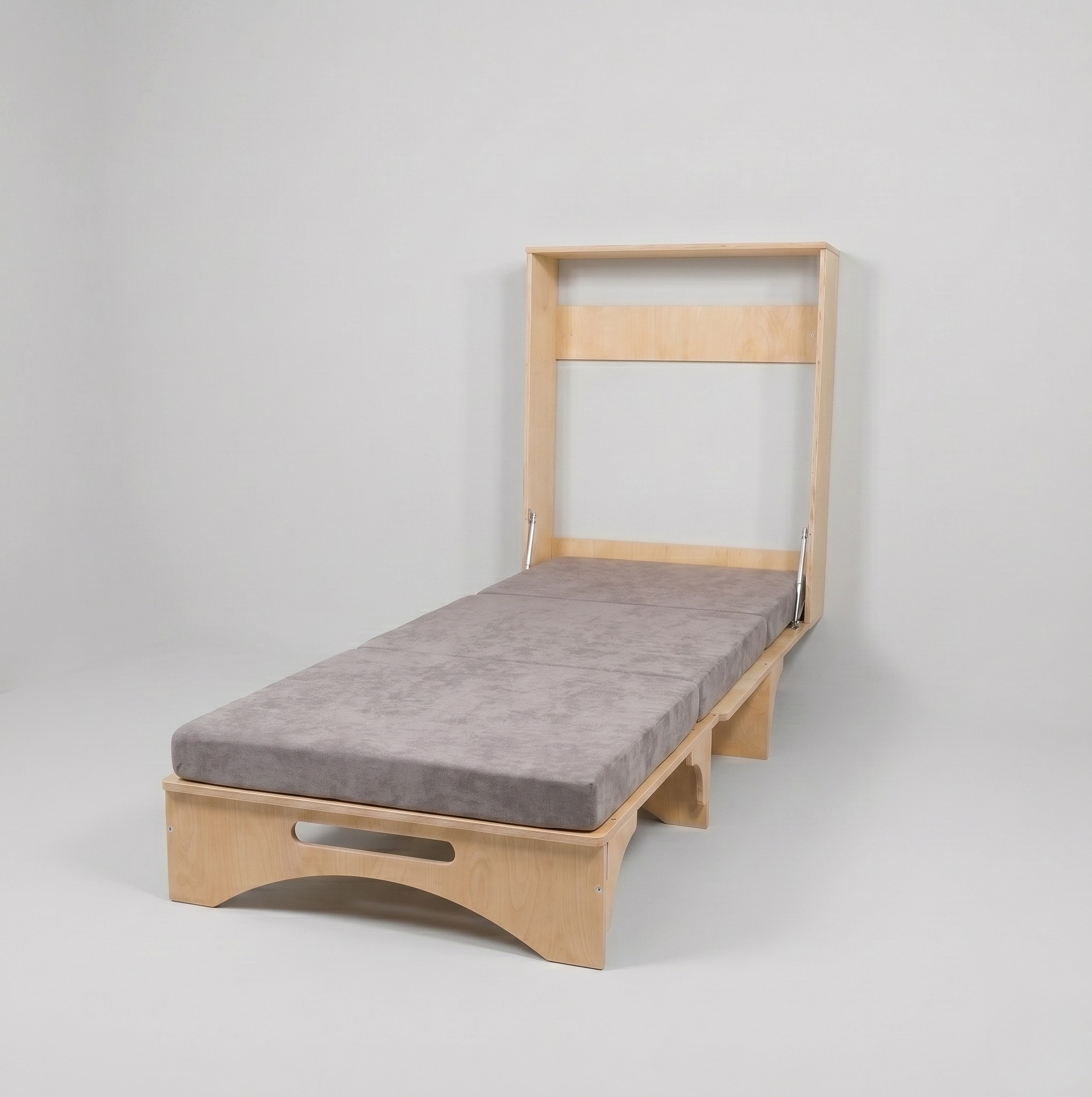 Murphy Bed with Desk and Storage Shelves for Home Office