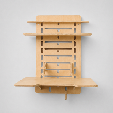 Adjustable Wall Mounted Standing Desk | Floating Sit-Stand Workspace