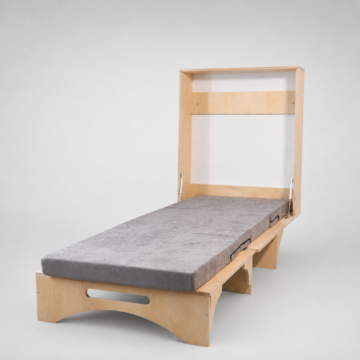 Murphy Bed with Desk and Storage Shelves for Home Office
