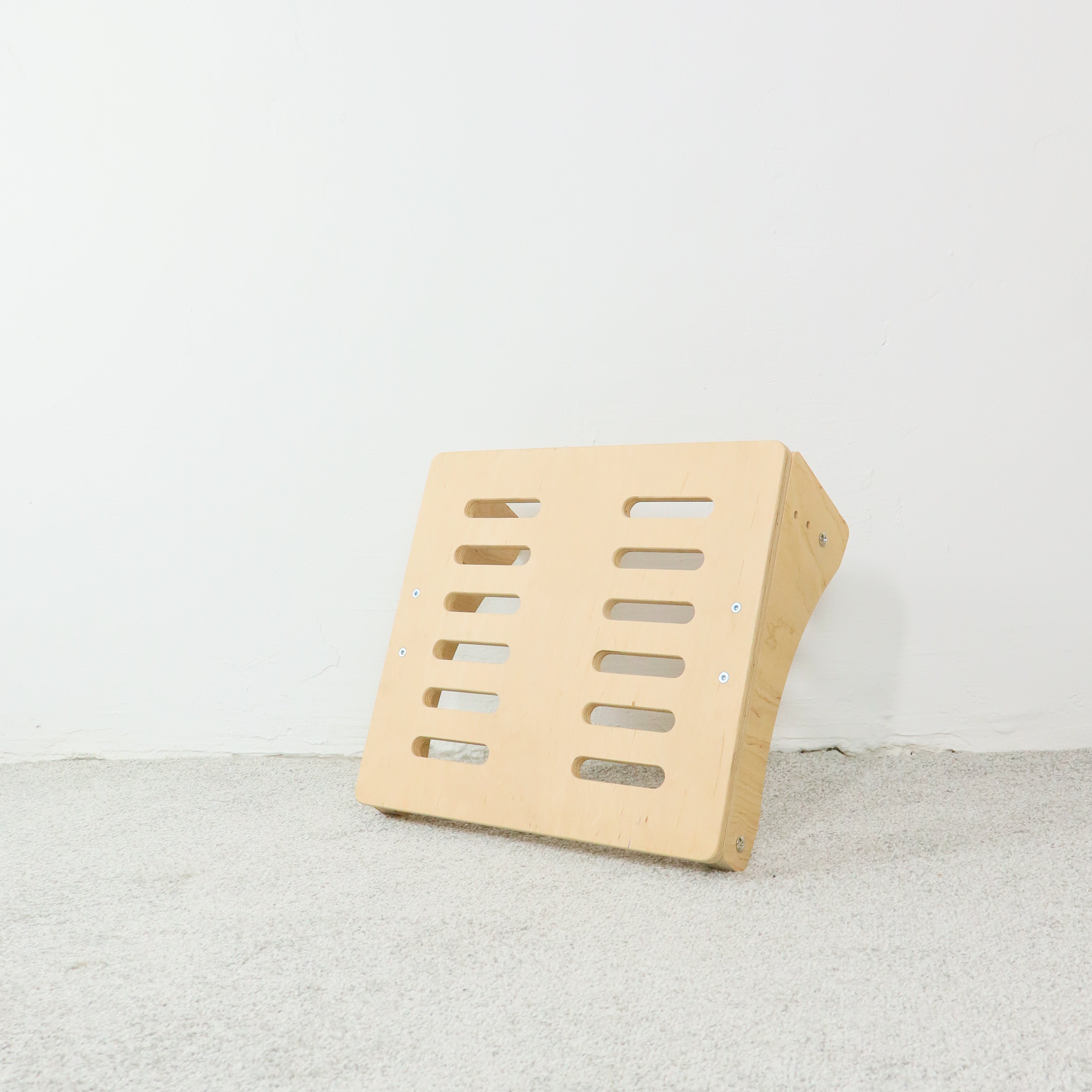 Adjustable Wooden Footrest for Desk with Three Tilt Angles