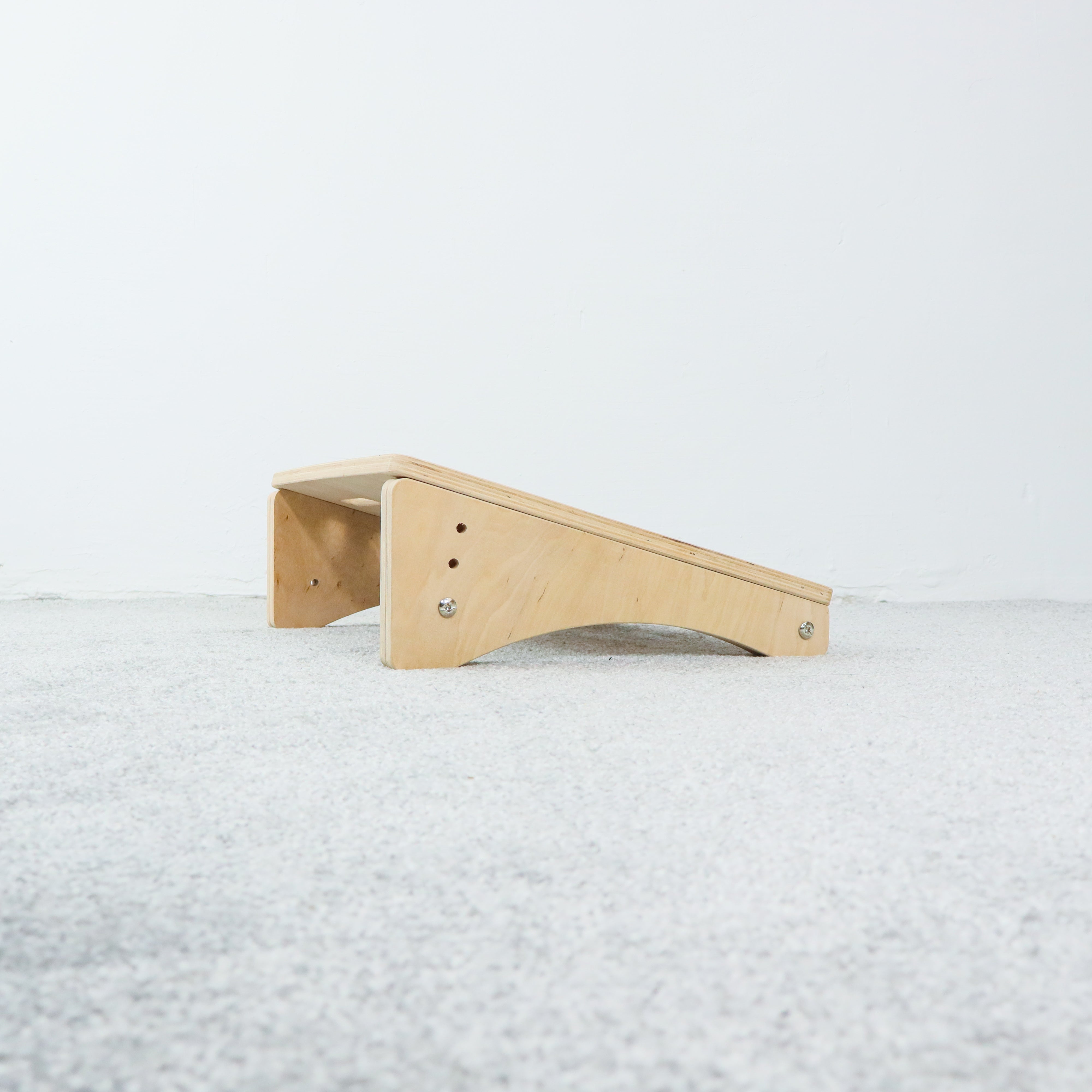 Adjustable Wooden Footrest for Desk with Three Tilt Angles