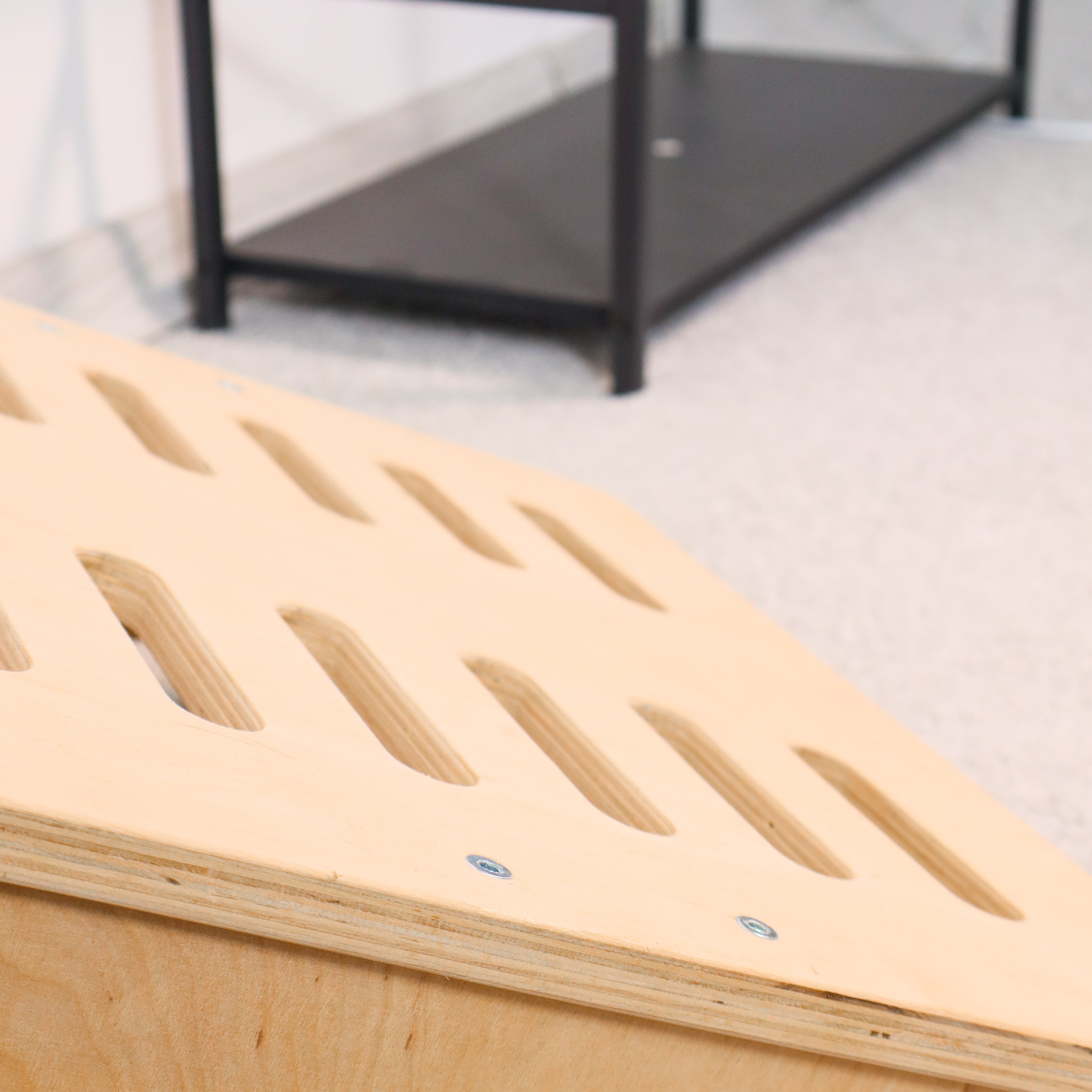 Adjustable Wooden Footrest for Desk with Three Tilt Angles