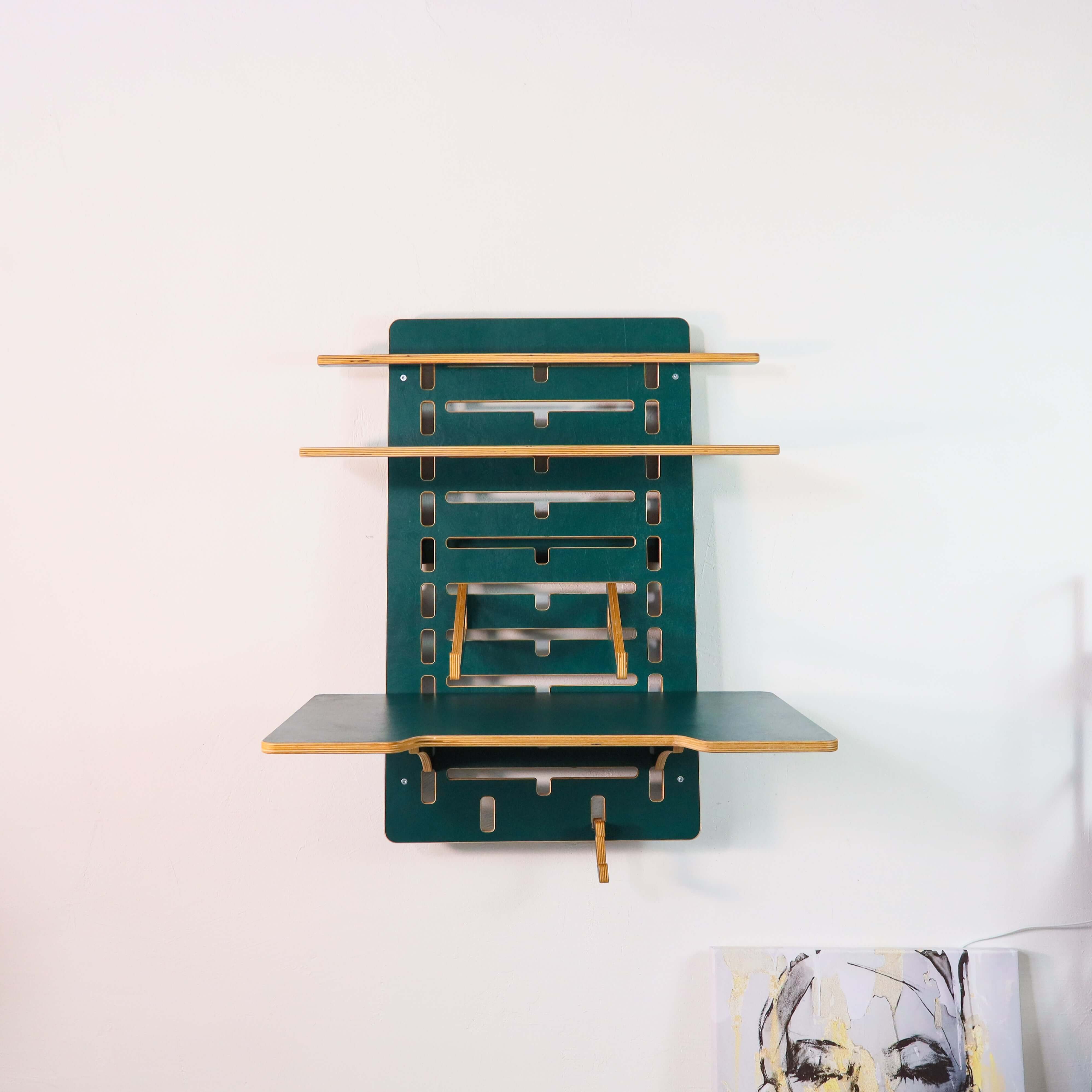 Vertical Wall Mounted Standing Desk | Adjustable Floating Workspace