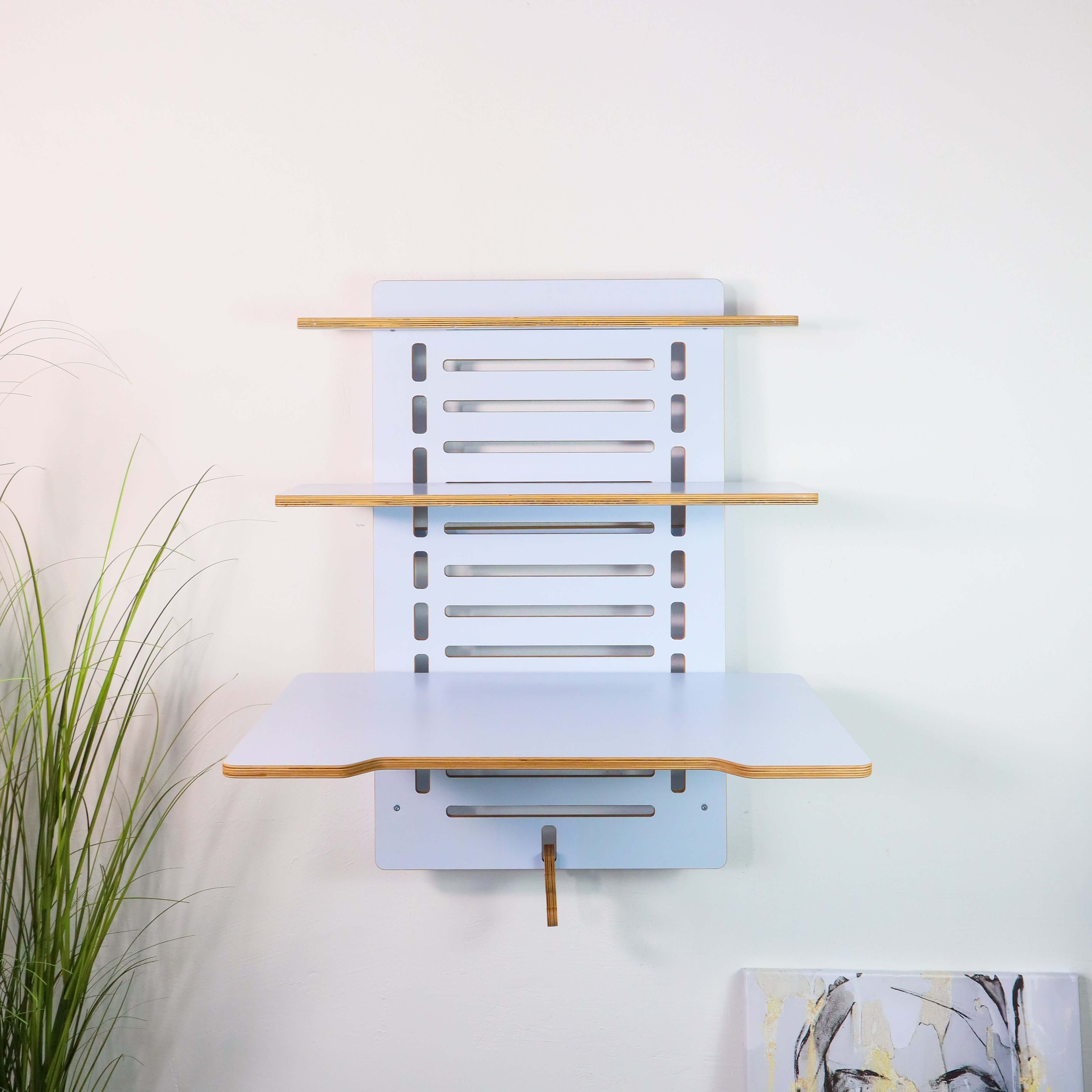Vertical Wall Mounted Standing Desk | Adjustable Floating Workspace