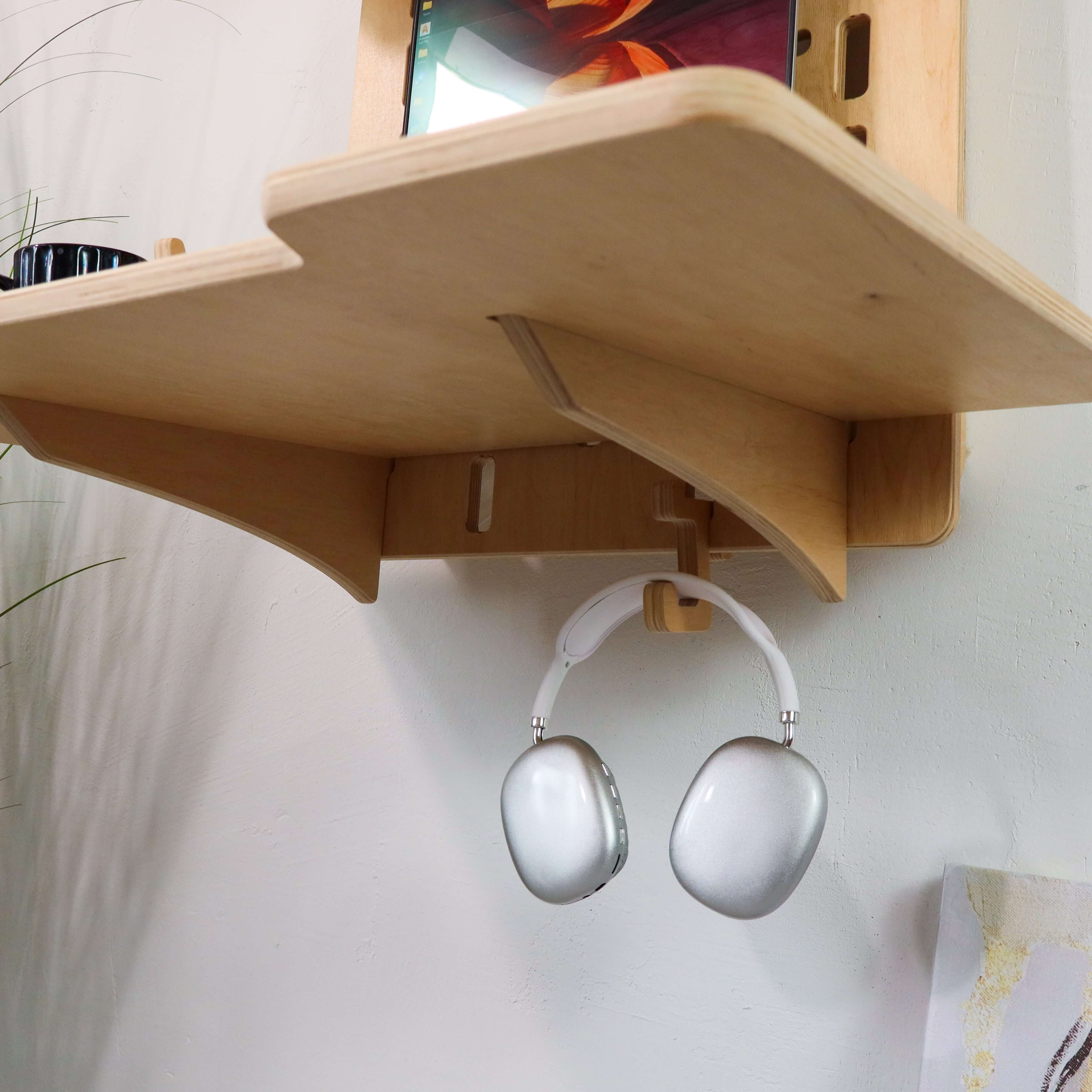 Vertical Wall Mounted Standing Desk | Adjustable Floating Workspace