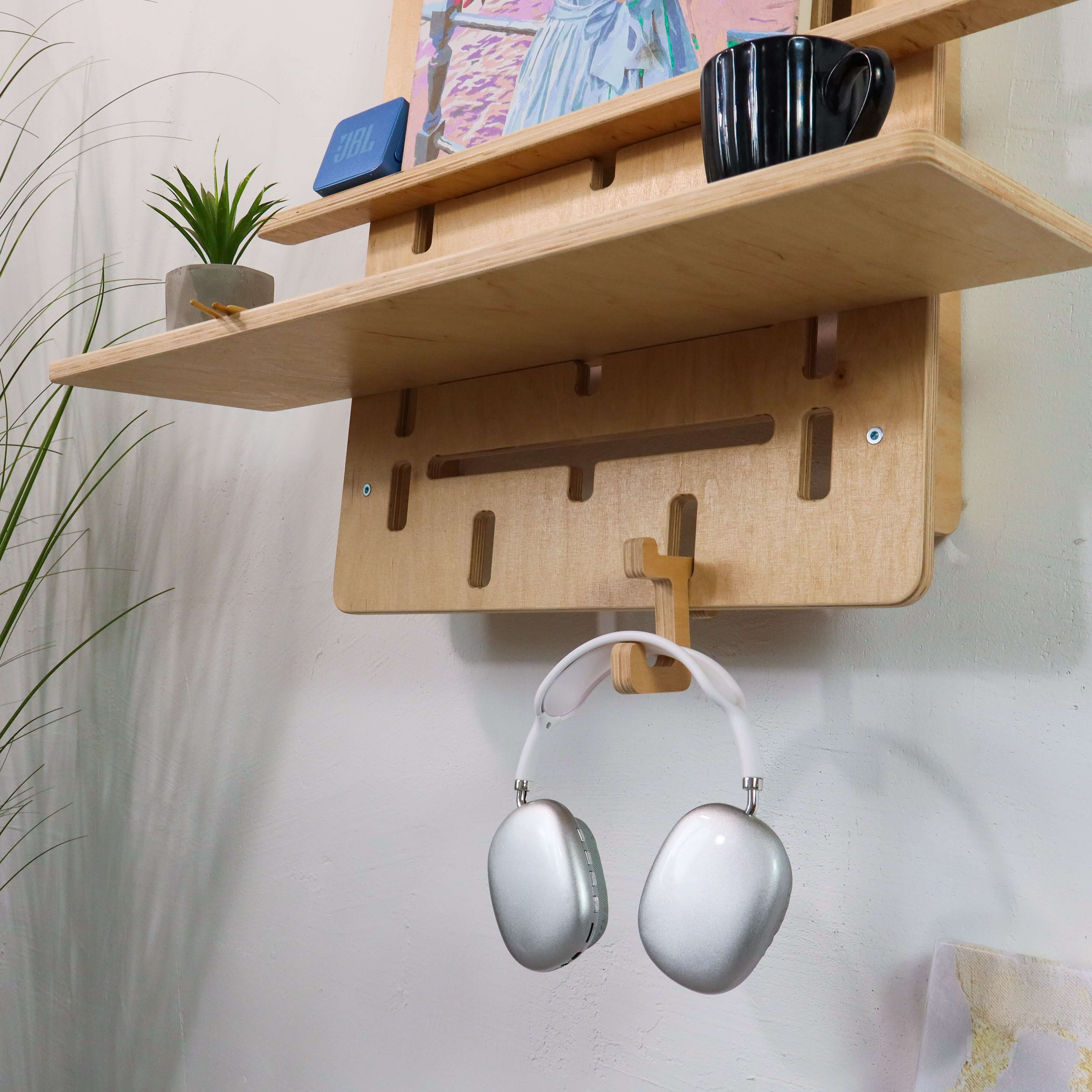 Vertical Wall Mounted Standing Desk | Adjustable Floating Workspace