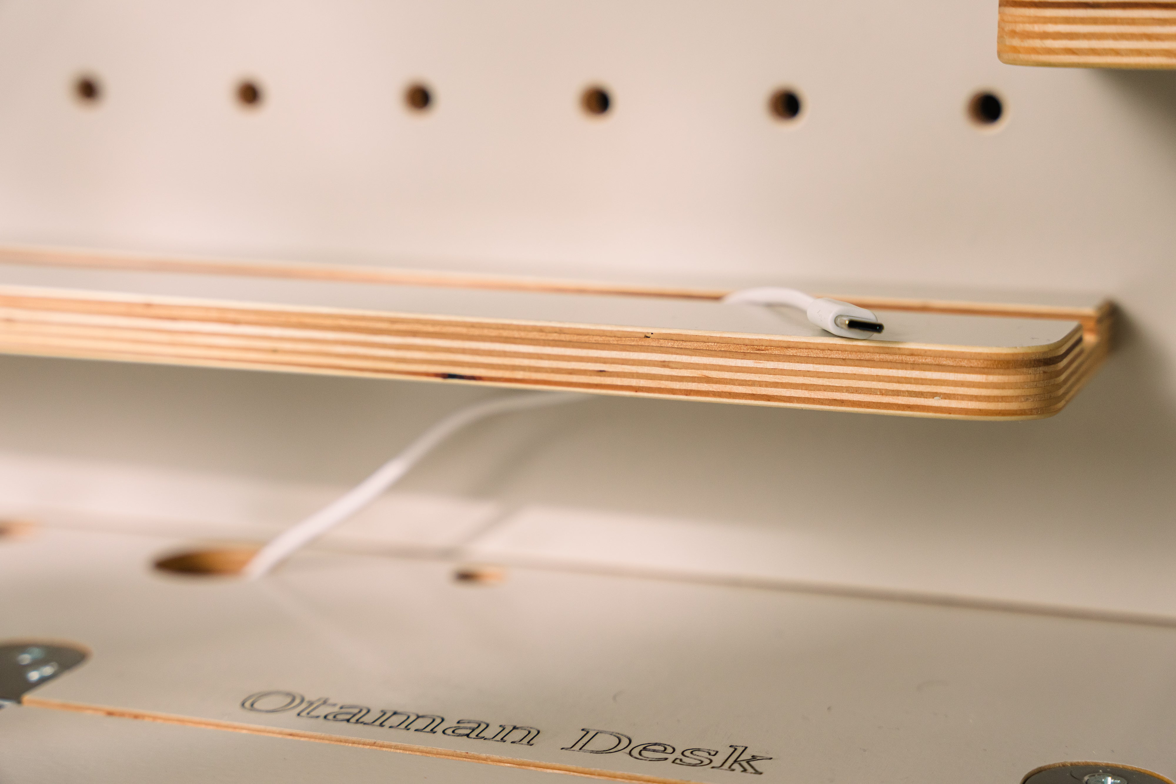 Adjustable Dual Monitor Murphy Desk | Wall Mounted Desk for 24” Monitors