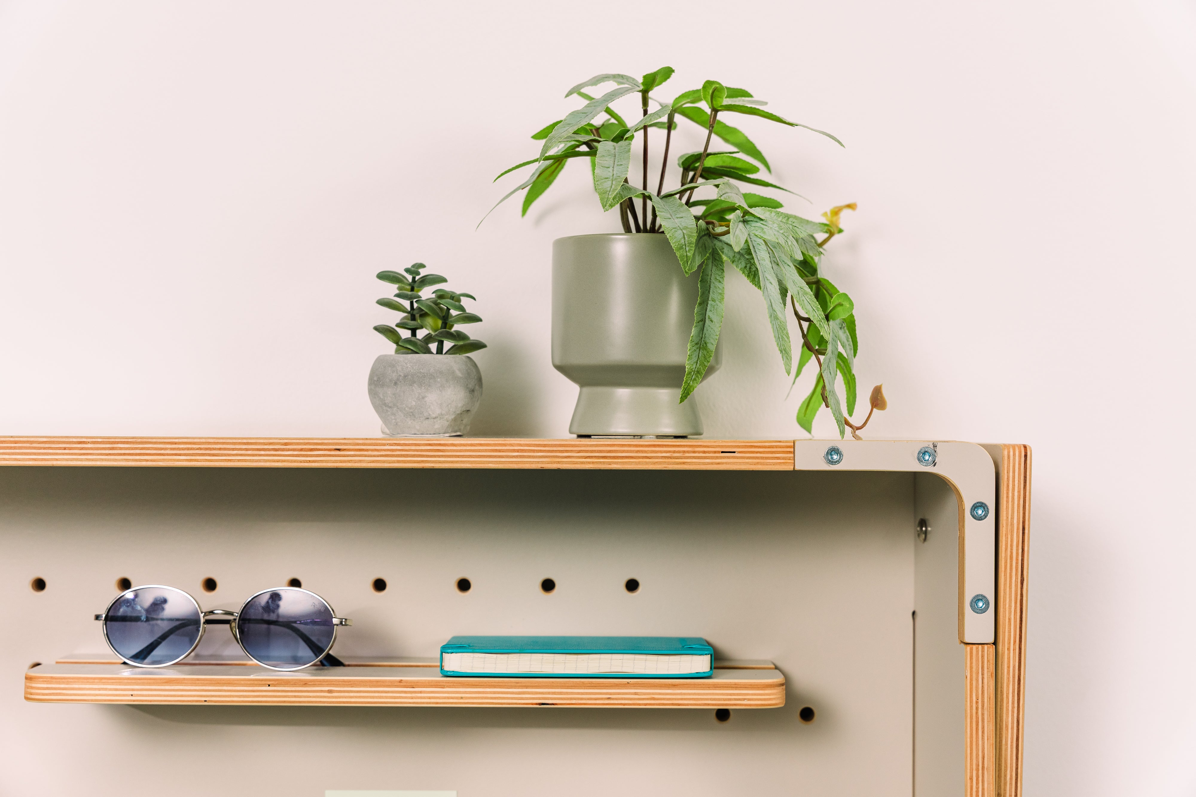 Adjustable Dual Monitor Murphy Desk | Wall Mounted Desk for 24” Monitors