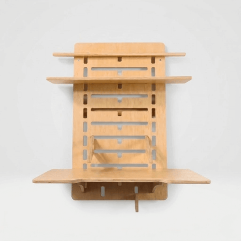 Adjustable Wall Mounted Standing Desk | Floating Sit-Stand Workspace