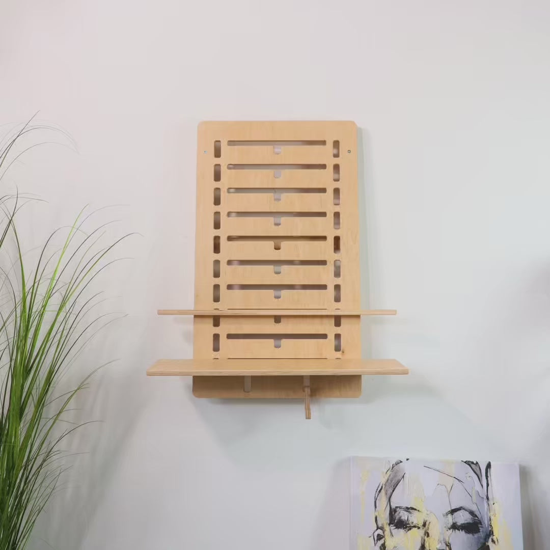 Vertical Wall Mounted Standing Desk | Adjustable Floating Workspace