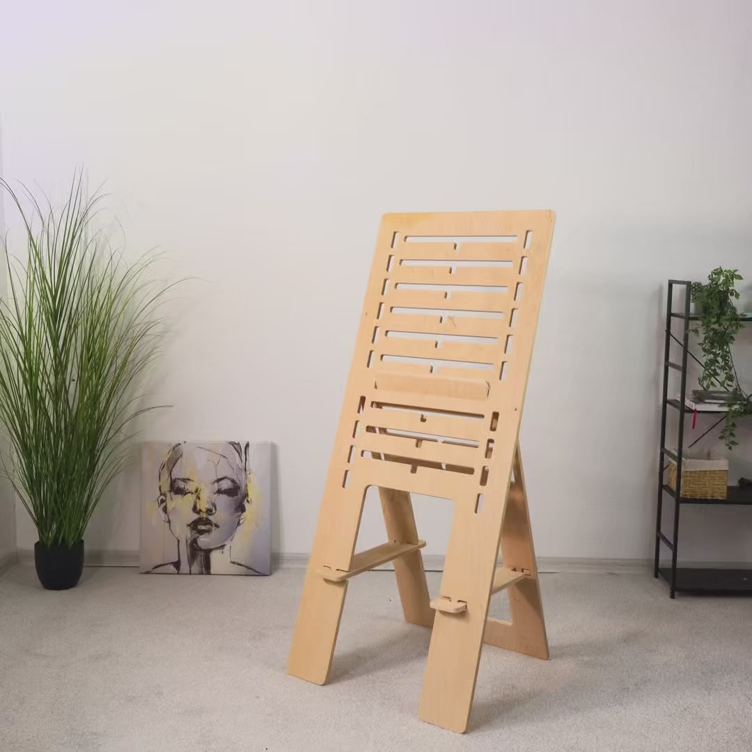 Adjustable Plywood Standing Desk | Ergonomic Sit Stand Workstation